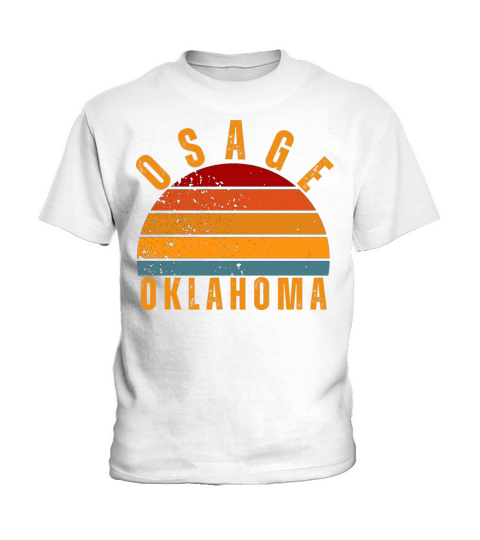 Osage Oklahoma Vintage Retro Kids T-Shirt