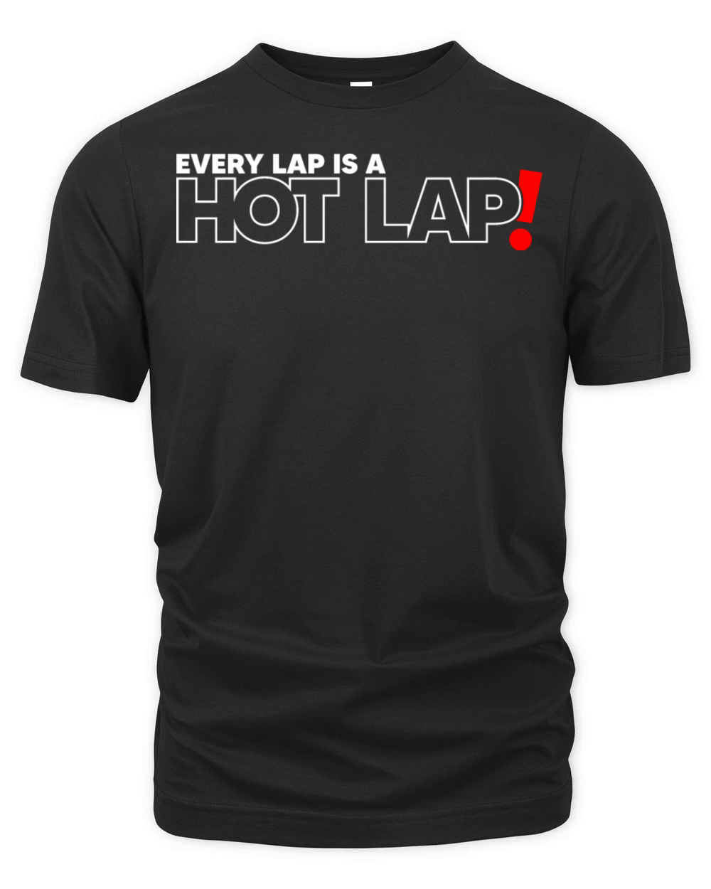 Every Lap is a Hot Lap Vintage Racing Outfit For Organic Unisex T-shirt