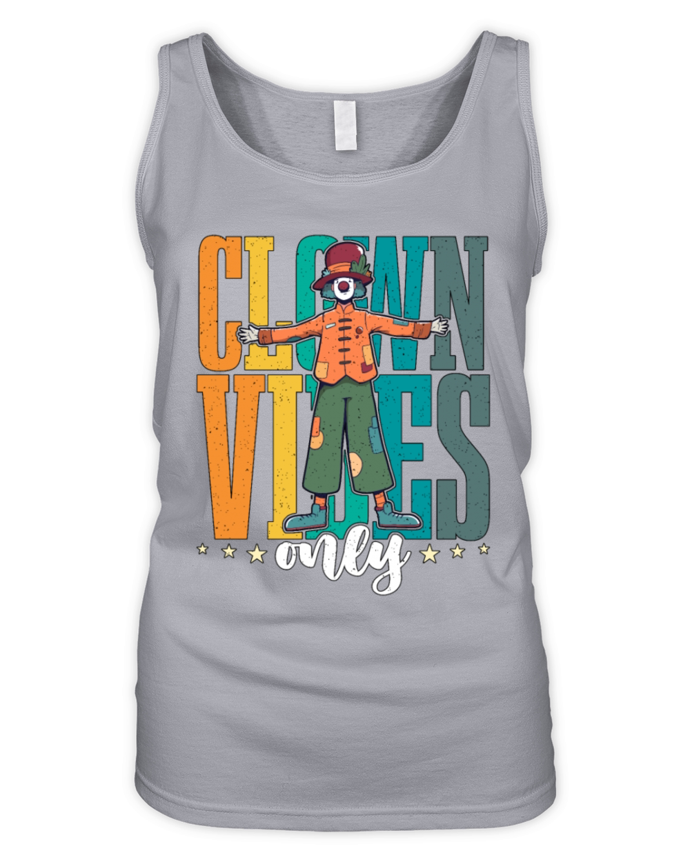 Circus Clown Vibes Only Circus Performer Juggling Organic Women's Tank Top