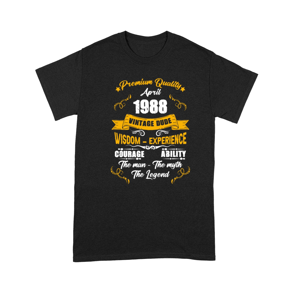April 1988 Vintage Birthday Present Premium T-shirt
