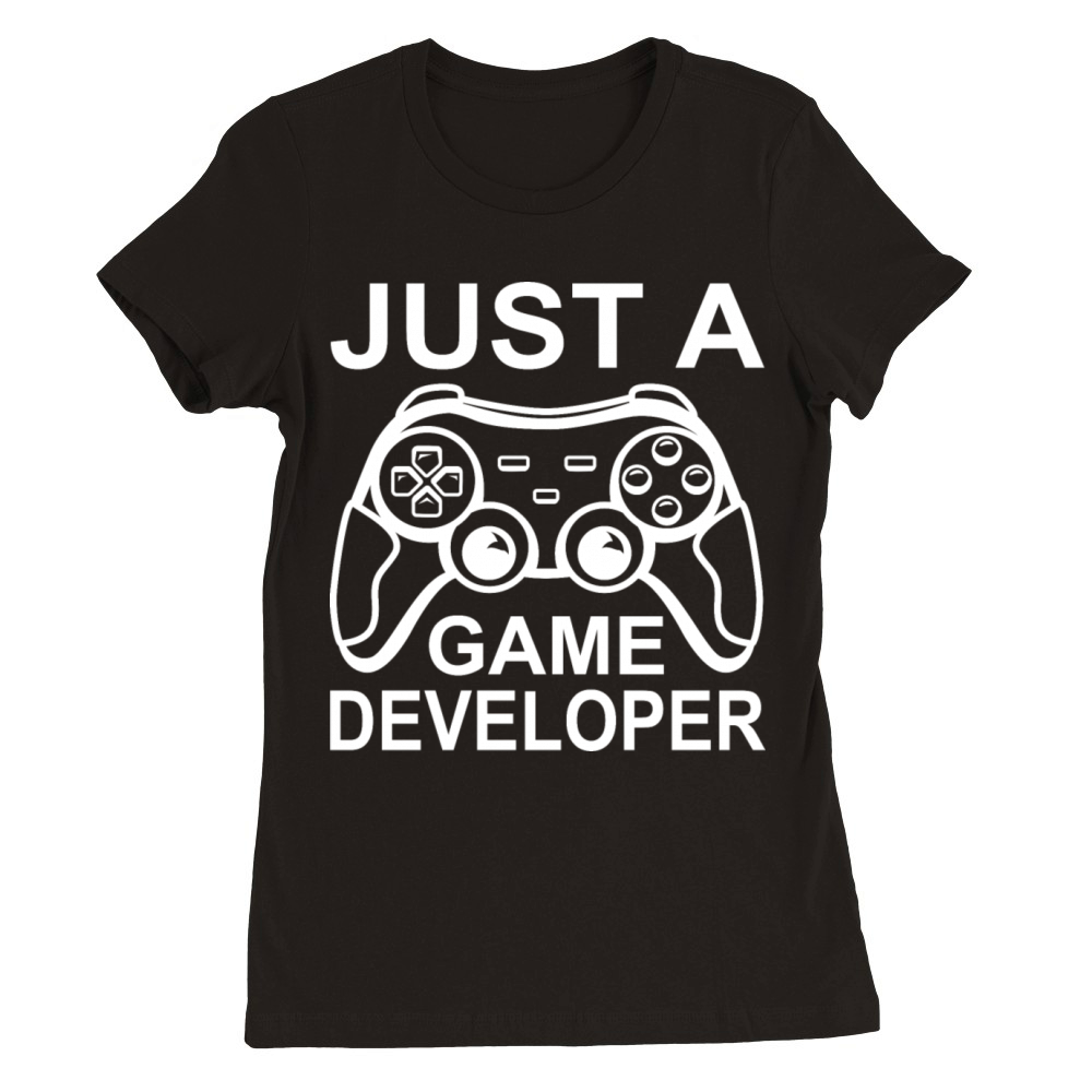 Funny Game Developer Premium Womens Crewneck T-shirt