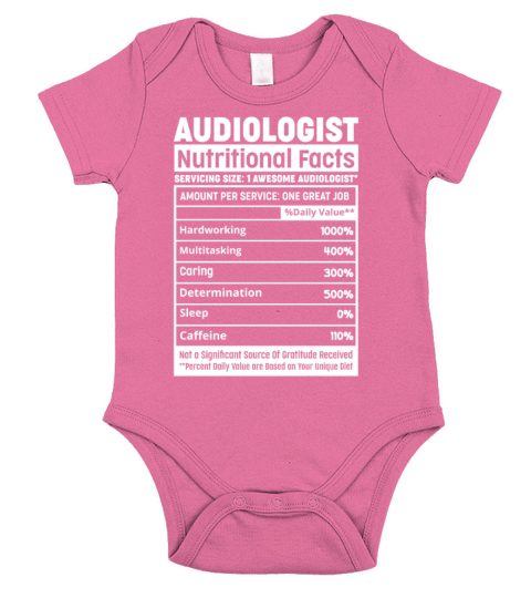 Audiologist Audiology Month Bhsm Graduate Nutritio Short Sleeve Baby One-Piece