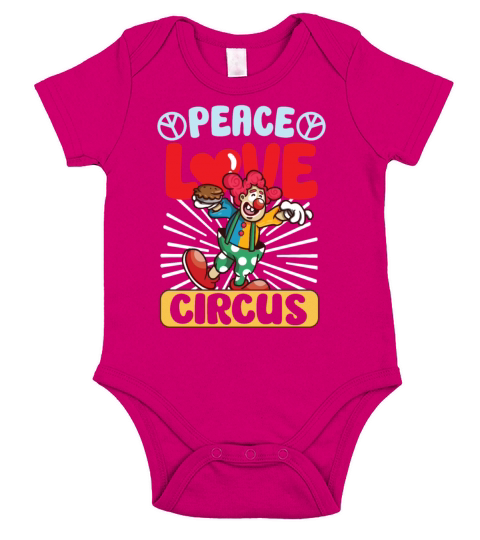 Circus Art Circus Artist Event Staff Circus Staff Short Sleeve Baby One-Piece