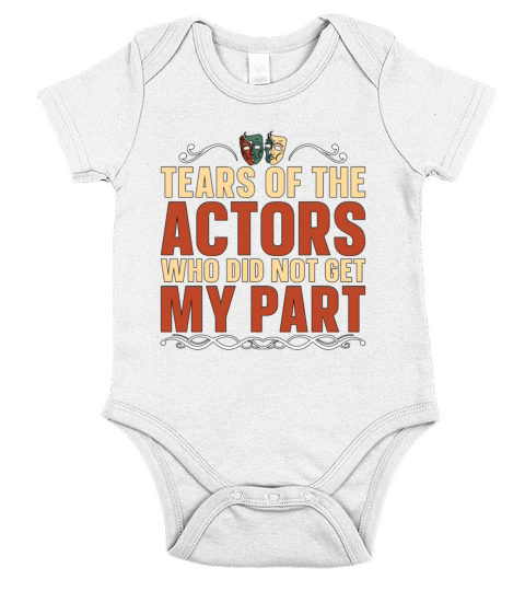 Musical Theatre Tears Of The Actors Broadway Drama Short Sleeve Baby One-Piece