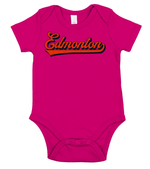 Vintage Edmonton Short Sleeve Baby One-Piece