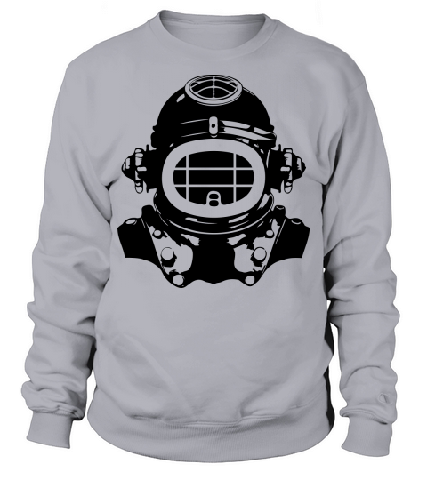 Diving helmet diving apnea vintage Sweatshirt Unisex