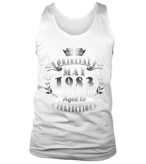 May vintage 1983 original 40th birthday gift Tank Top Unisex
