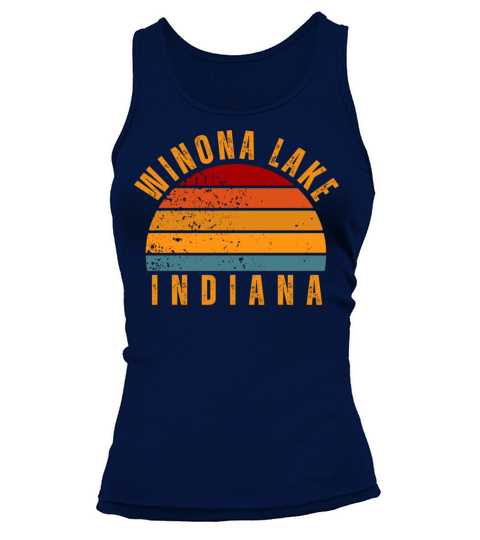 Winona Lake Indiana Vintage Retro Tank top Woman