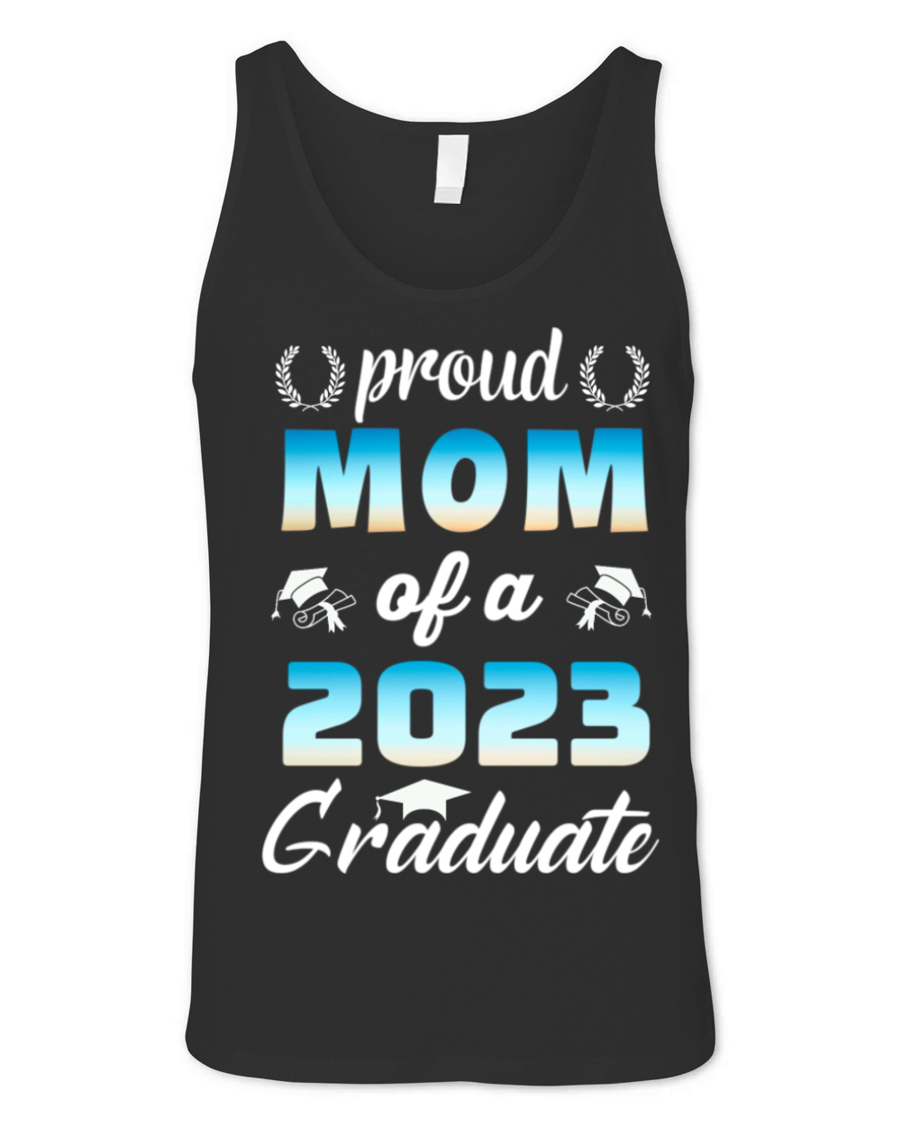 Proud mom of a Graduate Unisex Jersey Tank