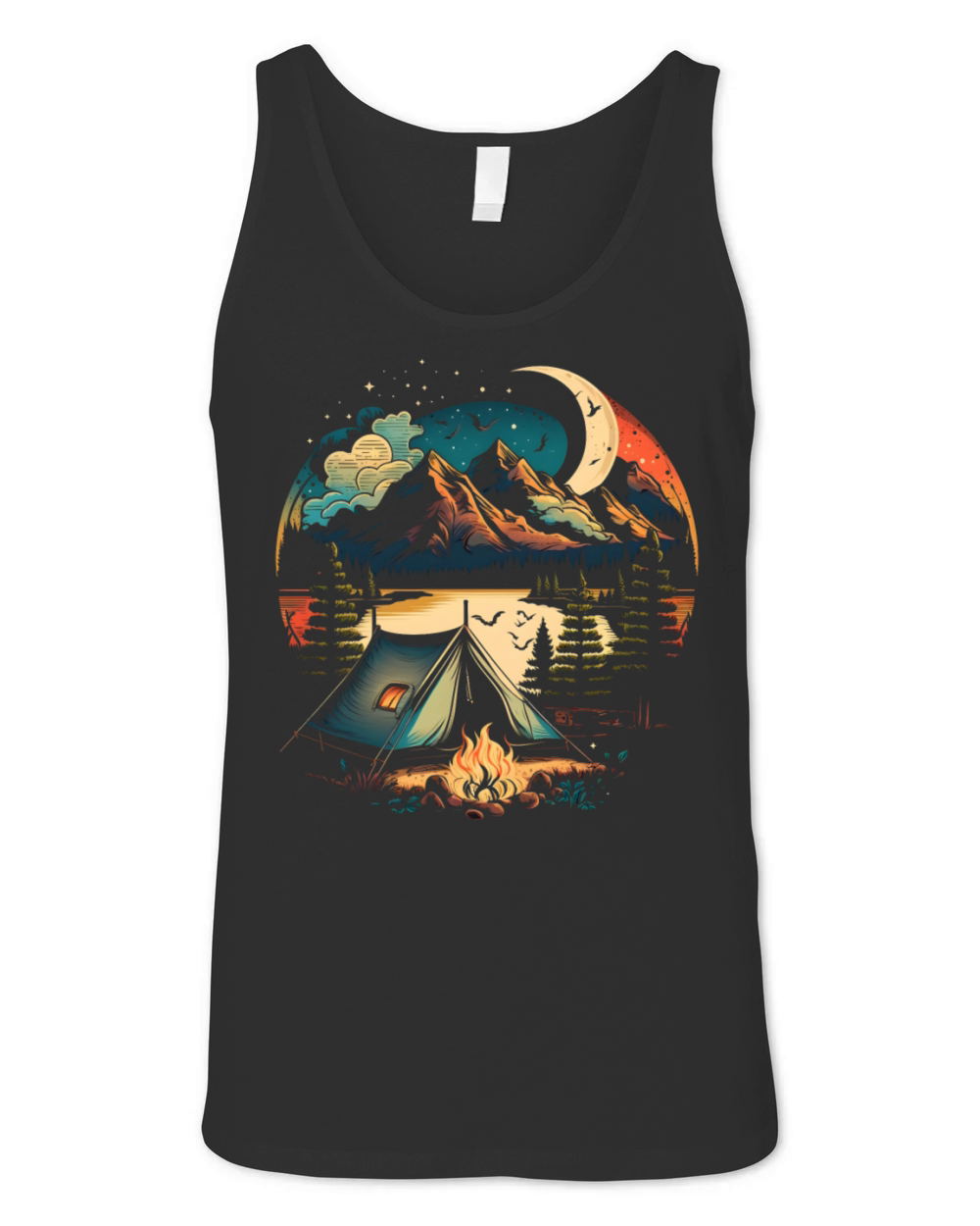 Wild Night Lighting Unisex Jersey Tank