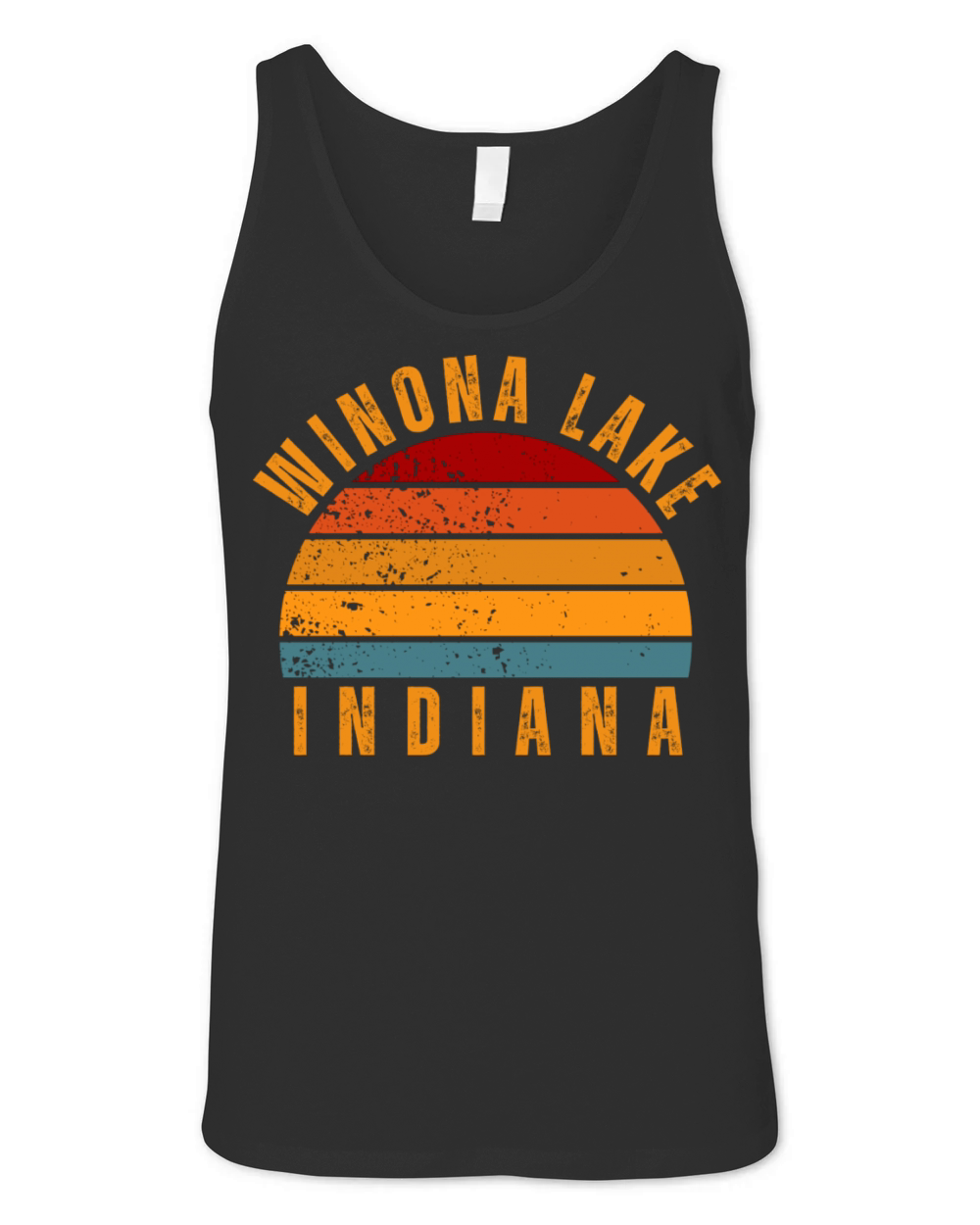 Winona Lake Indiana Vintage Retro Unisex Jersey Tank