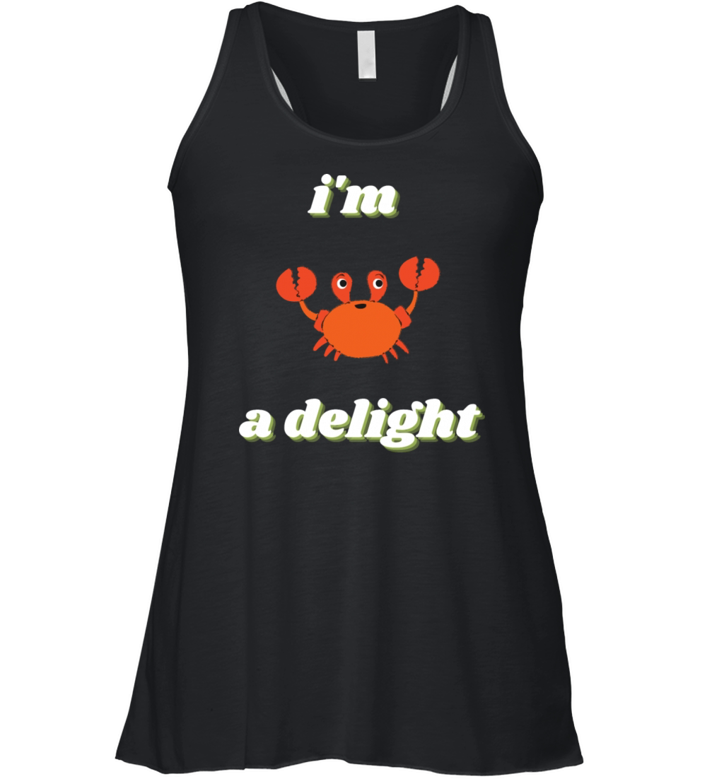 Vintage im a Delight Funny Gift ideas Women's Flowy Tank Top