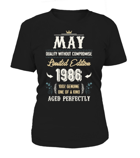 May 1986 Vintage Birthday Present Women's T-Shirt