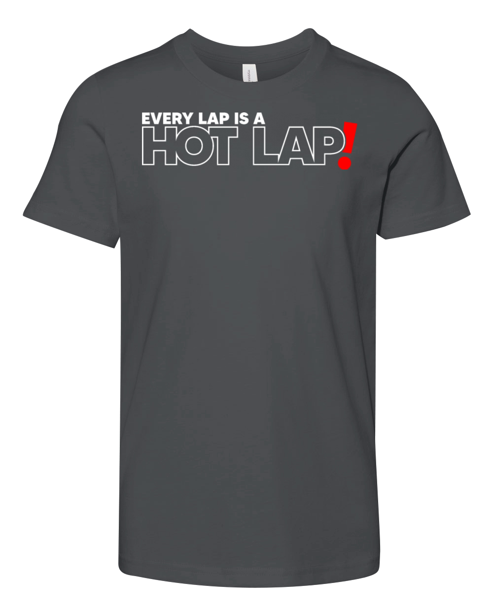 Every Lap is a Hot Lap Vintage Racing Outfit For Youth Unisex Jersey Tee