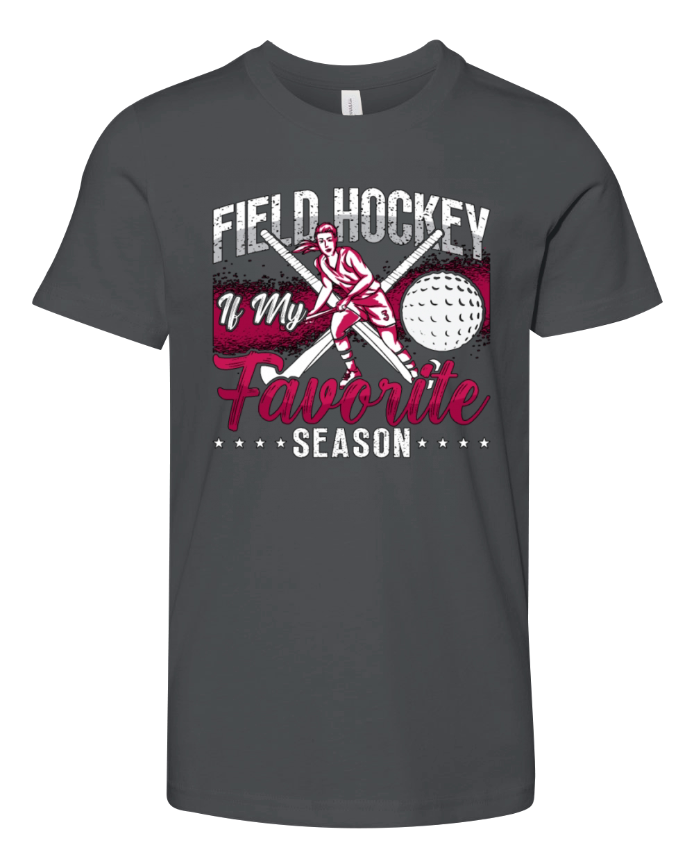 Field Hockey Is My Favorite Season Goalkeeper Youth Unisex Jersey Tee