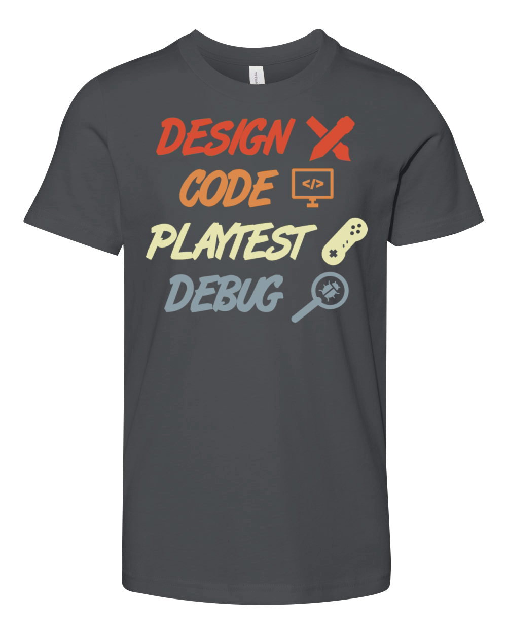 Game Development Routine Youth Unisex Jersey Tee