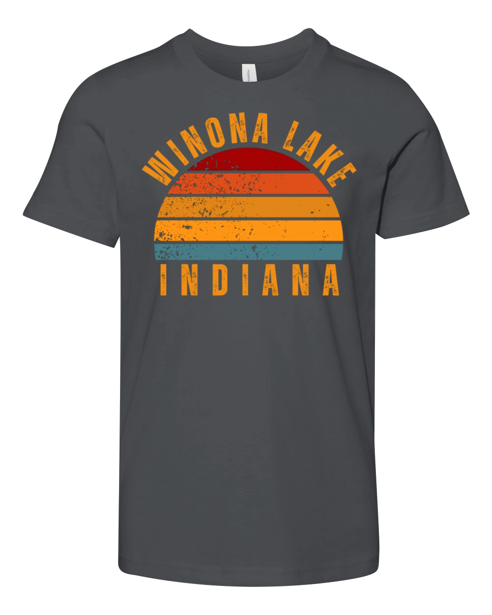 Winona Lake Indiana Vintage Retro Youth Unisex Jersey Tee
