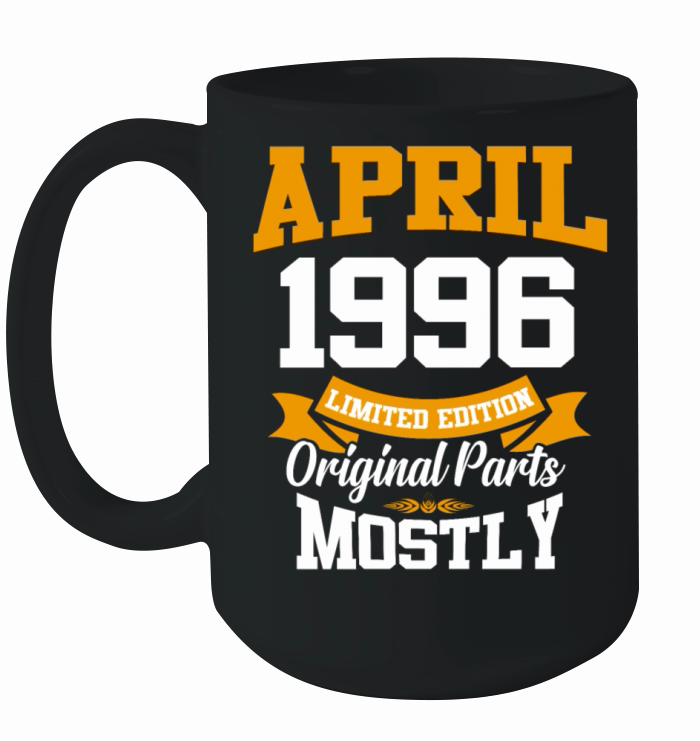April 1996 Vintage Birthday Present Ceramic Mug