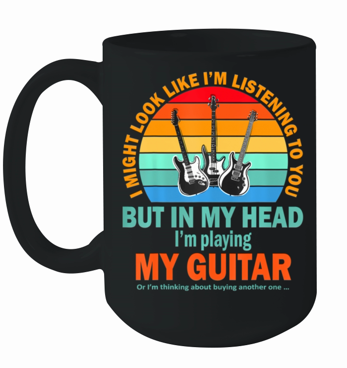 I Might Look Like Im Listening To You Funny Ceramic Mug
