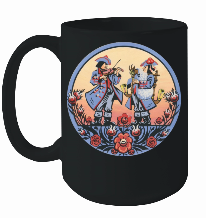 Sorbian wendish folklore - musicians Ceramic Mug