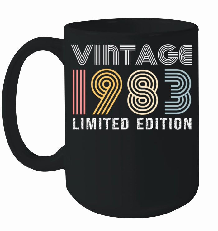 vintage 1983 limited edition 40th vintage birthday Ceramic Mug