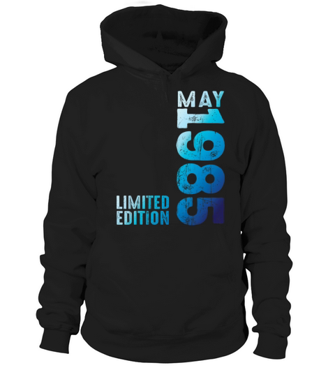 On May 1985 Year 1985 Retro 1985 Vintage Since Hoodie Unisex