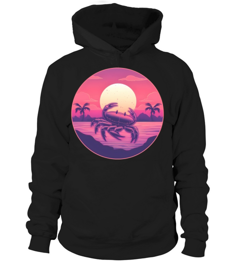 Vintage Crab Lovers Hoodie Unisex