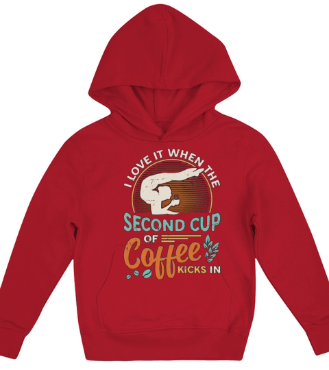 Contortion I Love It When The Second Cup Aerialist Kids Hoodie
