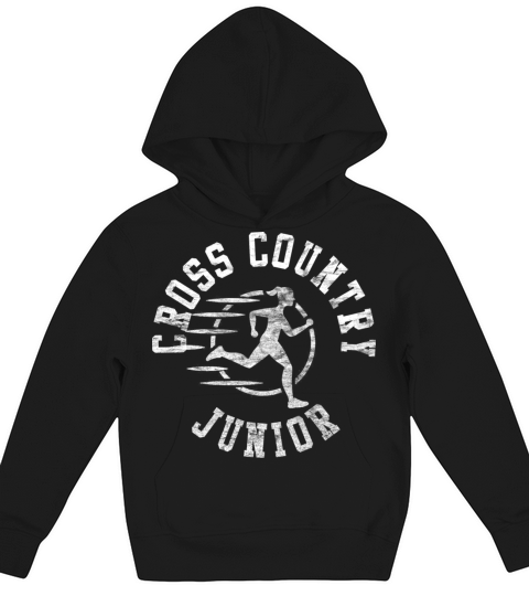 Vintage Cross Country Junior Kids Hoodie