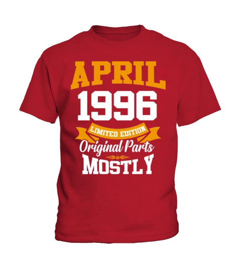 April 1996 Vintage Birthday Present Kids T-Shirt