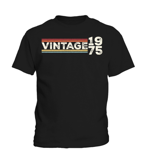 Vintage 1975 Gifts Legend for 48 Years Old - 48th Kids T-Shirt