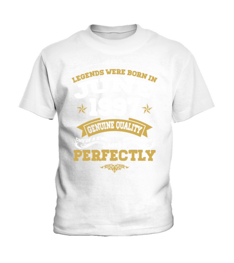 Vintage Aged To Perfection June 1997 Kids T-Shirt