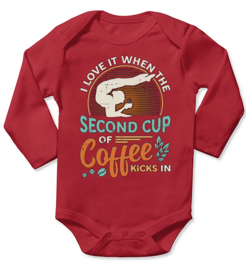 Contortion I Love It When The Second Cup Aerialist Long Sleeve Baby One-Piece