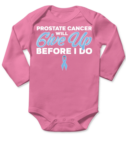 Prostate Cancer Fighter Long Sleeve Baby One-Piece