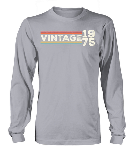 Vintage 1975 Gifts Legend for 48 Years Old - 48th Long sleeved Unisex