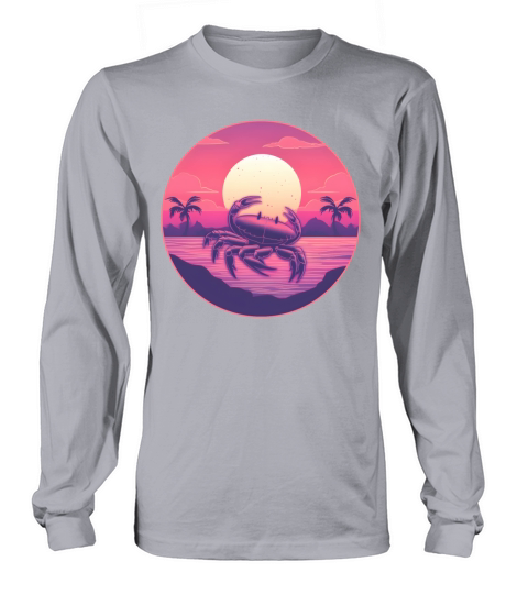 Vintage Crab Lovers Long sleeved Unisex