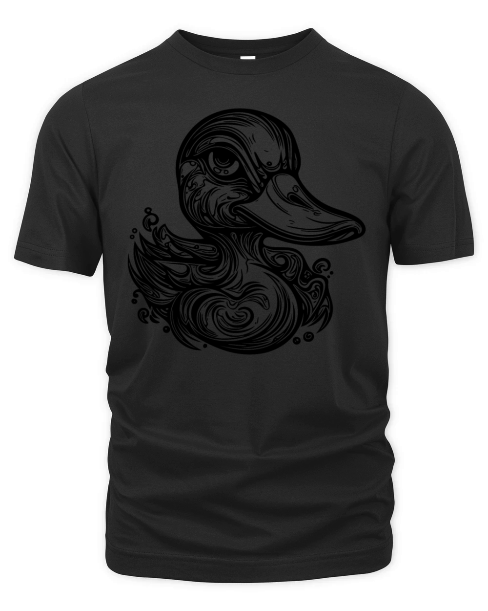 Cute Little Vintage Duck With Huge Beak Organic Unisex T-shirt