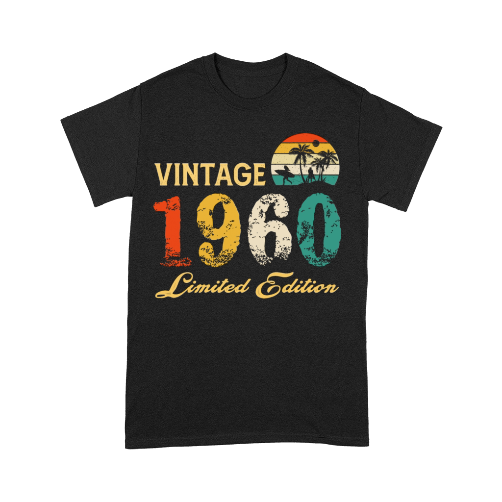 Vintage 1960 Limited Edition Born In 1960 Birthday Premium T-shirt