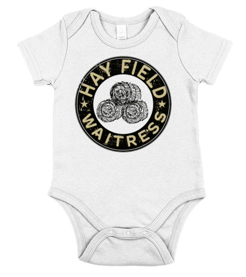 Hay Field Waitress Short Sleeve Baby One-Piece
