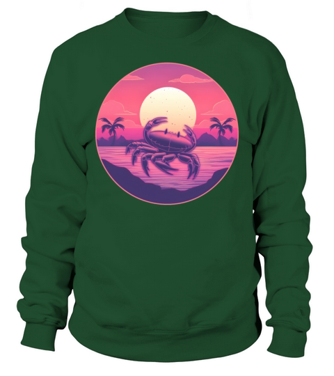 Vintage Crab Lovers Sweatshirt Unisex