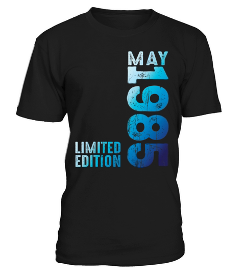 On May 1985 Year 1985 Retro 1985 Vintage Since T-Shirt Unisex