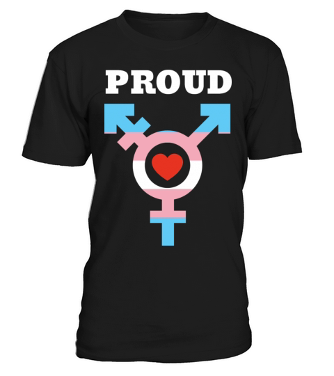 Transgender Proud Heart T-Shirt Unisex
