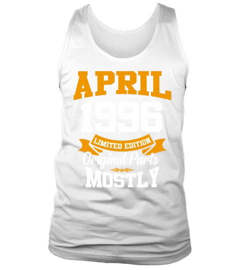 April 1996 Vintage Birthday Present Tank Top Unisex