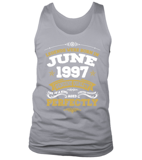 Vintage Aged To Perfection June 1997 Tank Top Unisex