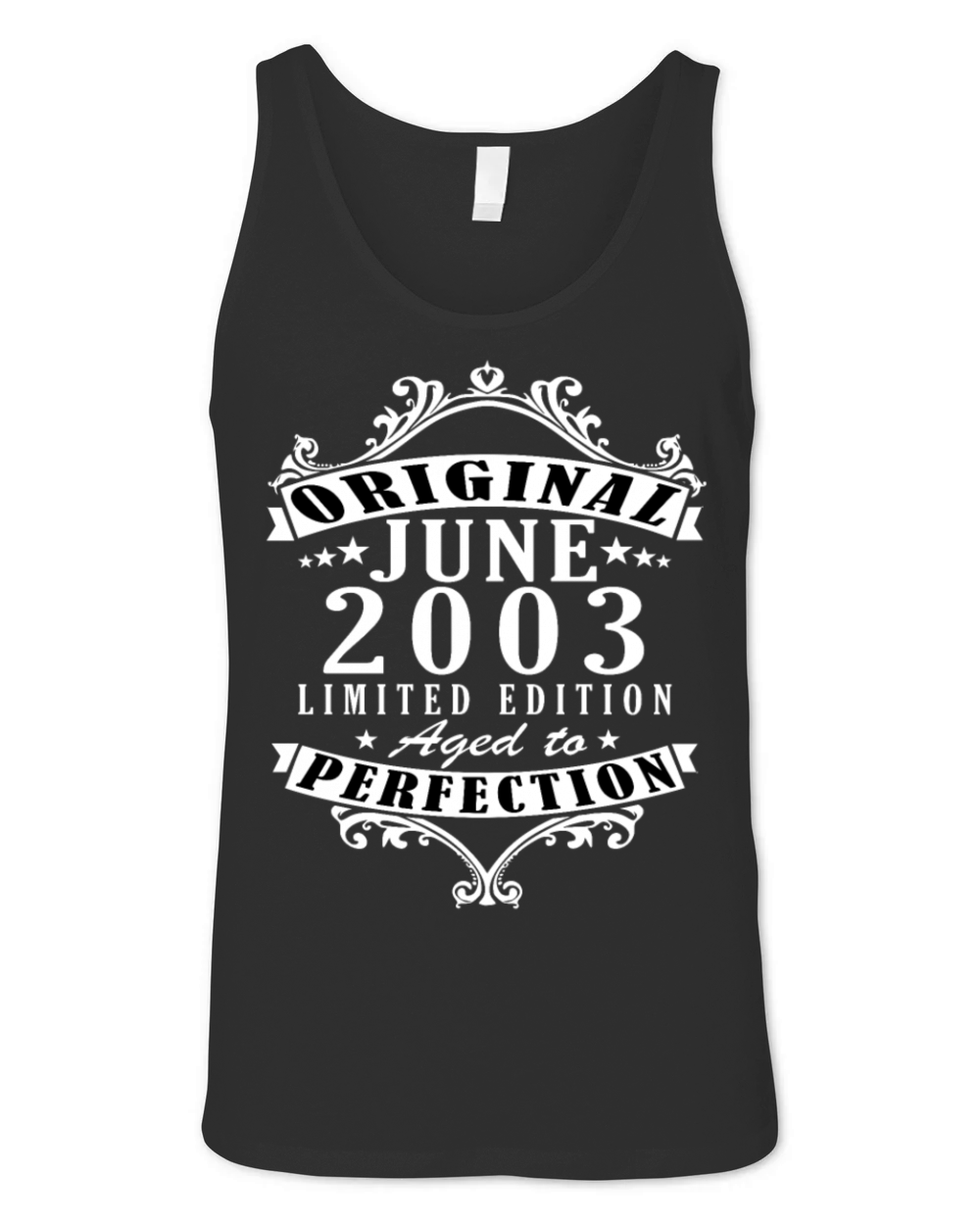 20th birthday Year of birth June 2003 Born in 2003 Unisex Jersey Tank