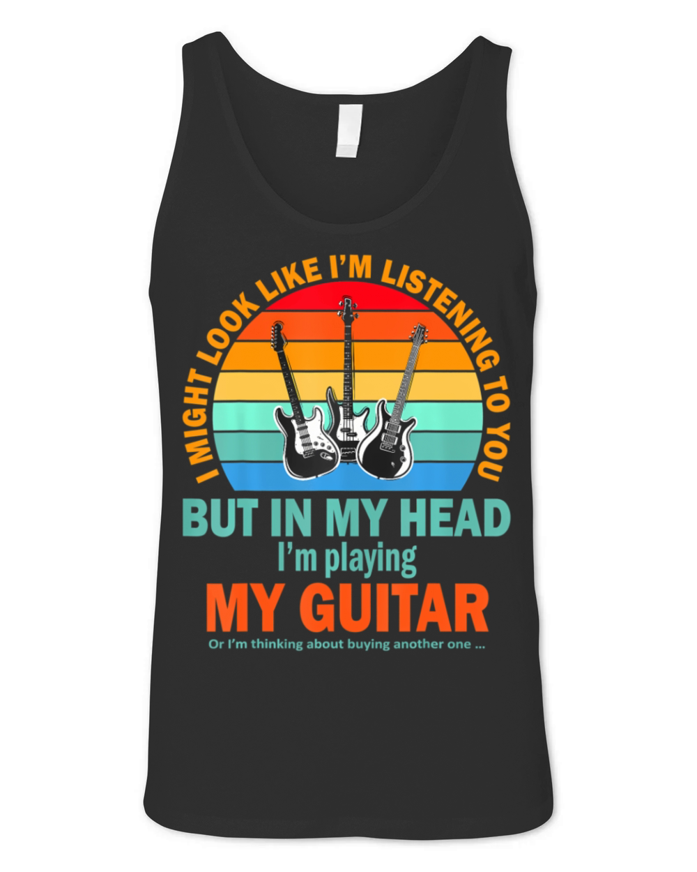 I Might Look Like Im Listening To You Funny Unisex Jersey Tank