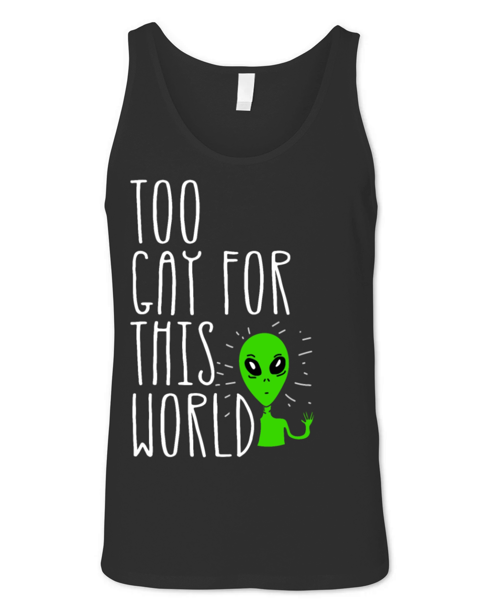 Too Gay For This World Gay Pride Parade LGBTQ Unisex Jersey Tank