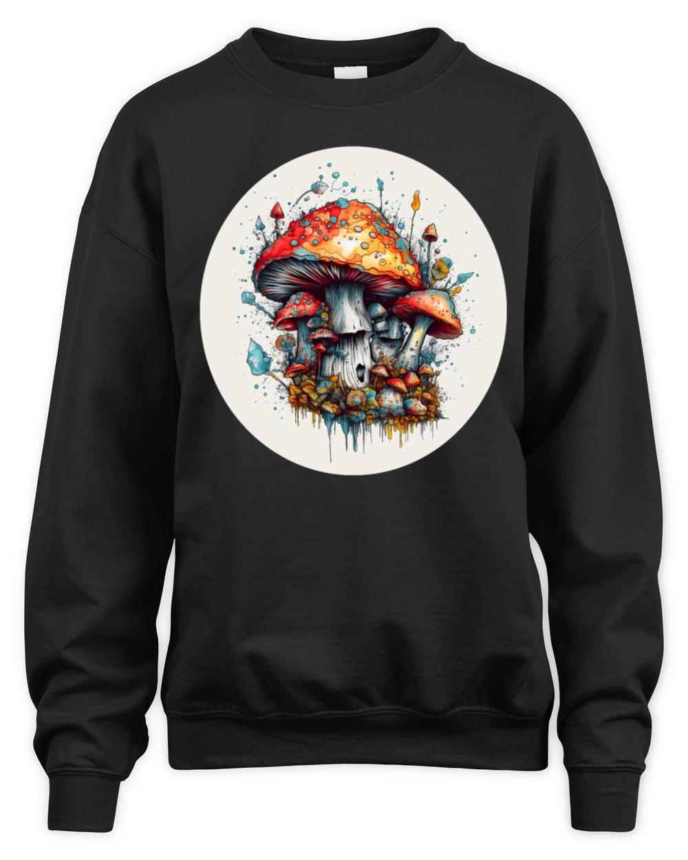 Mushroom Unisex Premium Crewneck Sweatshirt