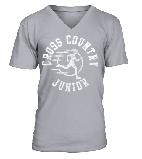 Vintage Cross Country Junior V-Neck T-shirt