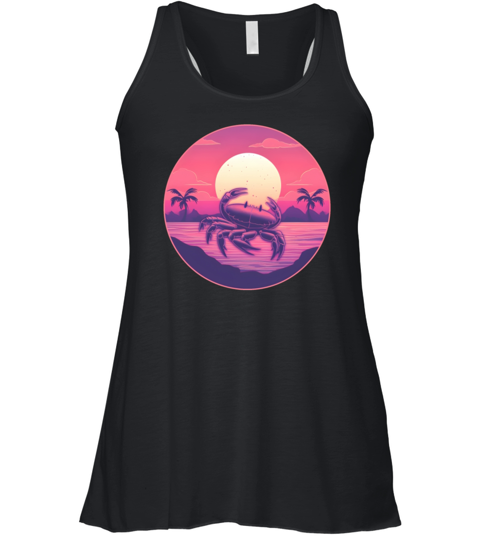 Vintage Crab Lovers Women's Flowy Tank Top